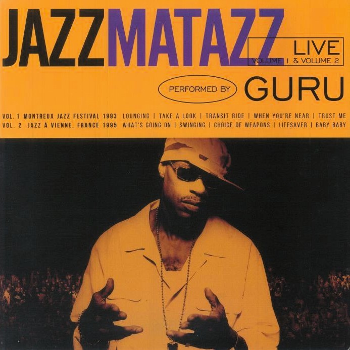 GURU – Jazzmatazz Live • Volume 1 & 2 LP – CITY NOISE