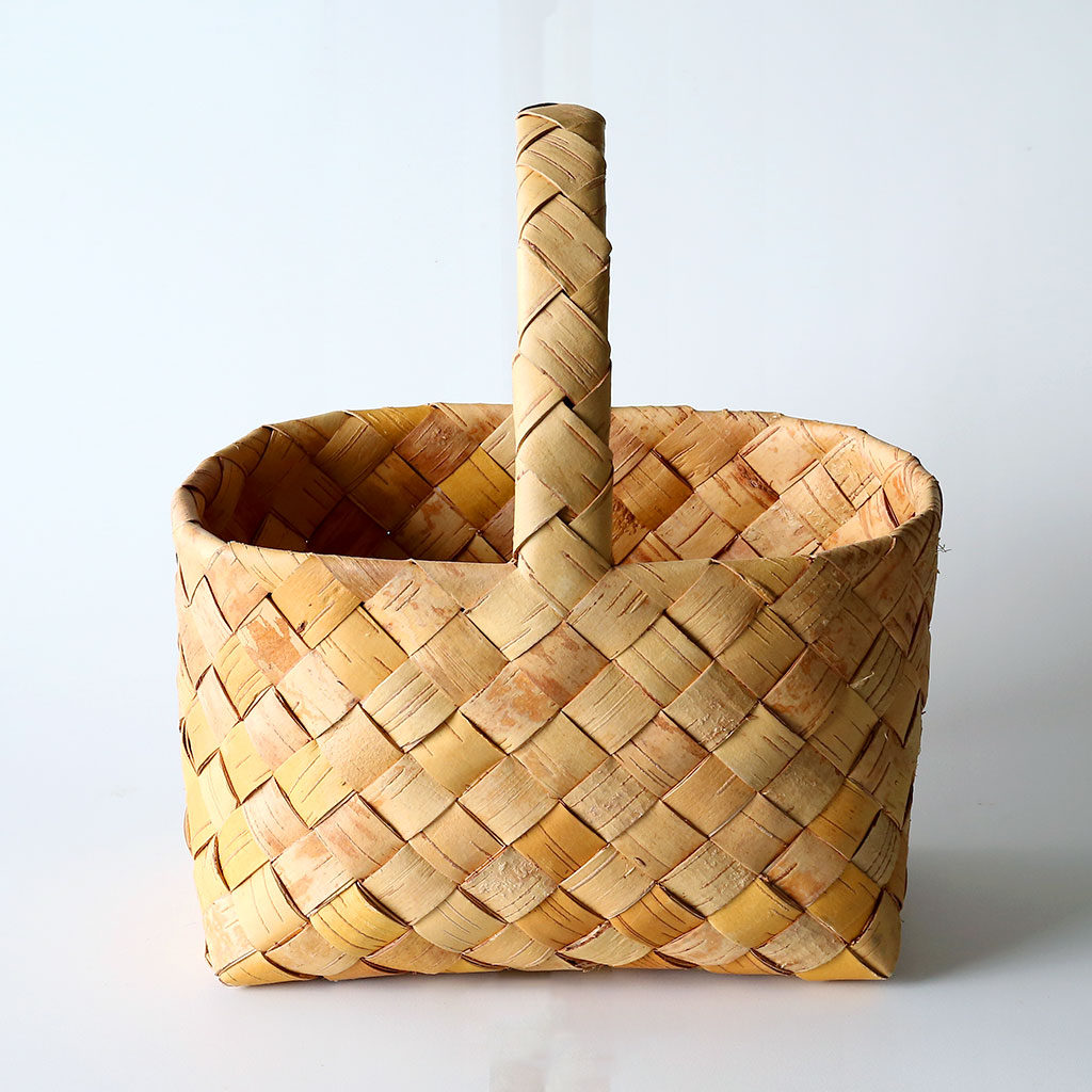 フィンランドの白樺かご/ハンドル付きバスケット/02サイズ COMFOTA