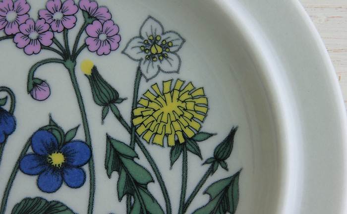 ヴィンテージ】Arabia/アラビア/Flora/フローラ/プレート（20cm