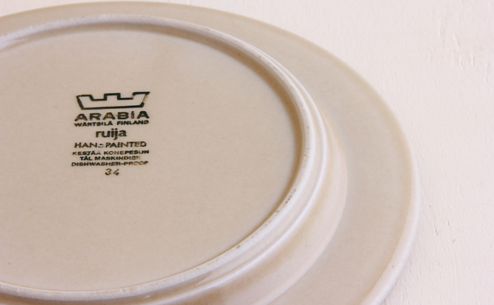 ヴィンテージ】Arabia/アラビア/Ruija/ルイージャ/プレート（20cm