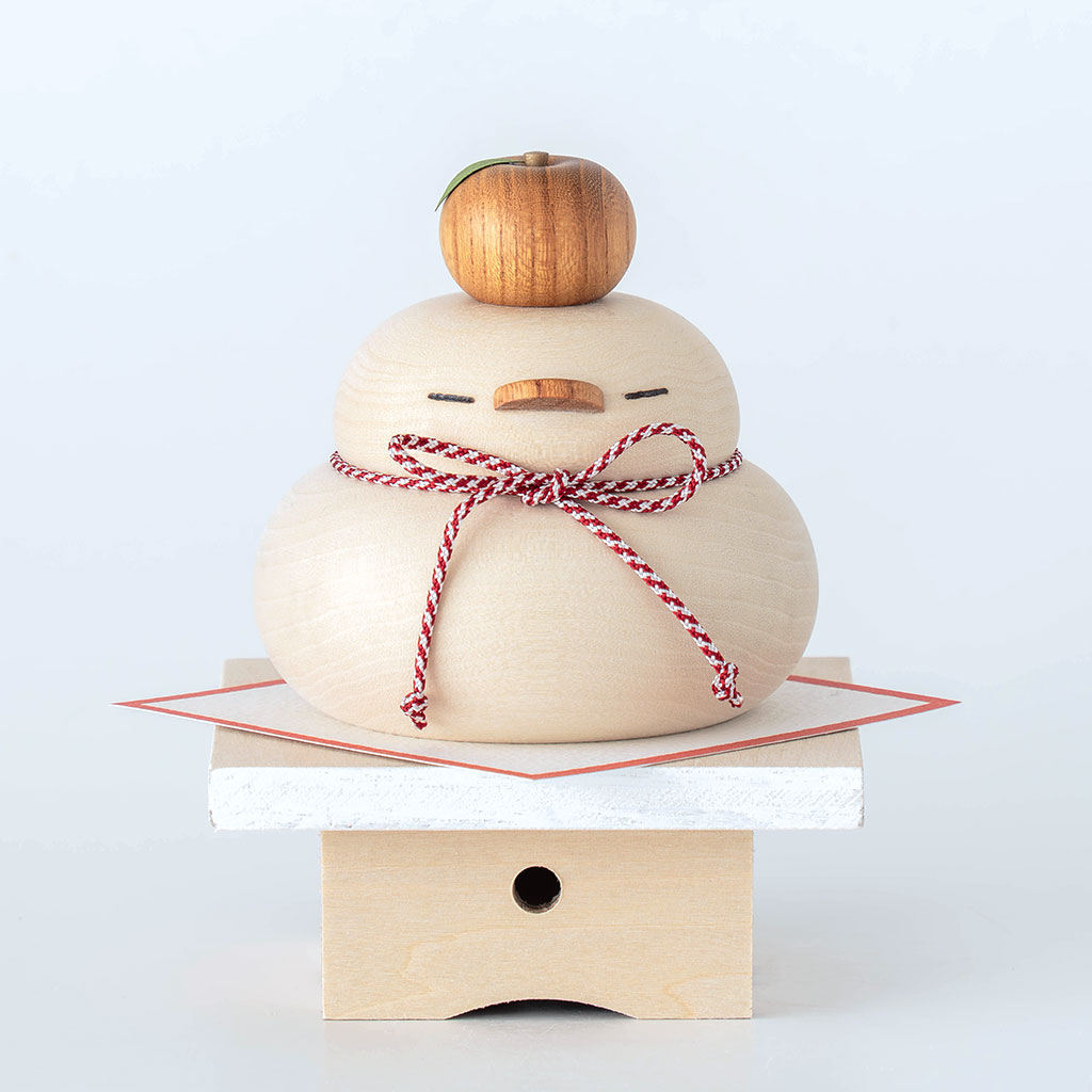 木工房千舟｜大きいおそなえドリ（お正月飾り台付き） COMFOTA 北欧雑貨店