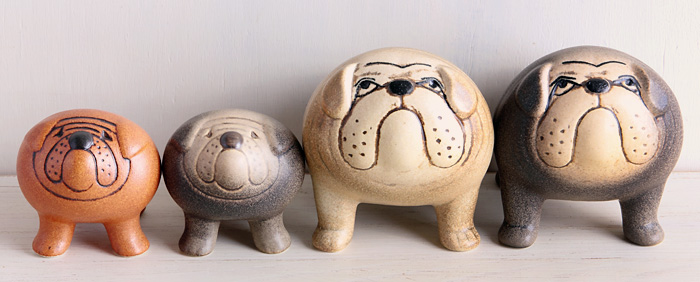 個別販売】Lisa Larson リサ・ラーソン｜BULLDOG ブルドッグ Sサイズ