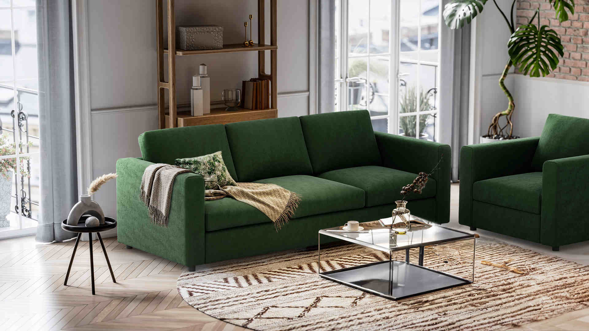 IKEA Jattebo イェッテボ 2人掛けモジュールソファ用カバー