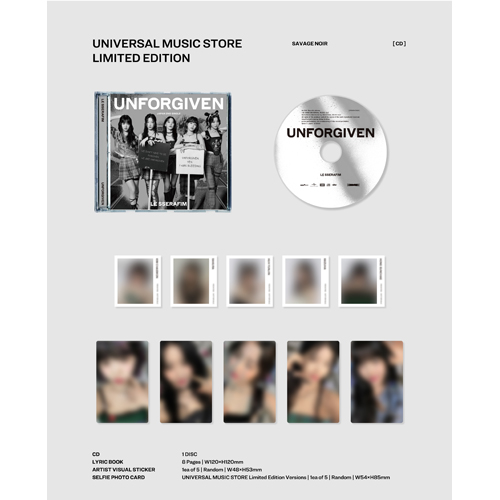 UNFORGIVEN [4形態セット][CD MAXI][+DVD] - LE SSERAFIM - UNIVERSAL