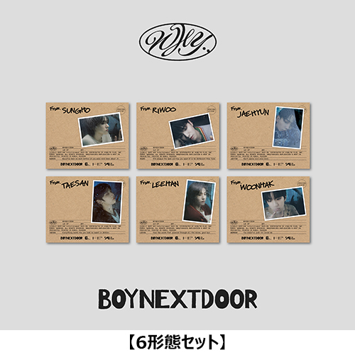 WHY.. [LETTER ver.][6形態セット][CD] - BOYNEXTDOOR - UNIVERSAL