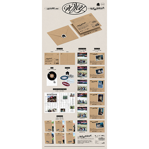 WHY.. [LETTER ver.][6形態セット][CD] - BOYNEXTDOOR - UNIVERSAL