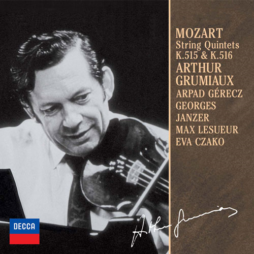 モーツァルト：弦楽五重奏曲集[CD] - アルテュール・グリュミオー