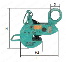 ABJ-0.75 | 横吊り・縦吊り兼用型クランプ ABJ型 | 日本クランプ