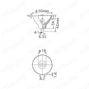 JCR12V100W10H/G1 | 光学機器用ハロゲン電球 JCRハロゲン | 岩崎電気