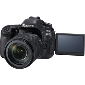 Canon EOS 80D Black Digital SLR Camera with Lens KIT - Newegg.com