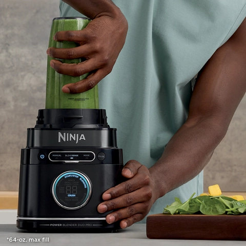 Ninja Detect Duo Power Blender Smoothie Maker with BlendSense in Black