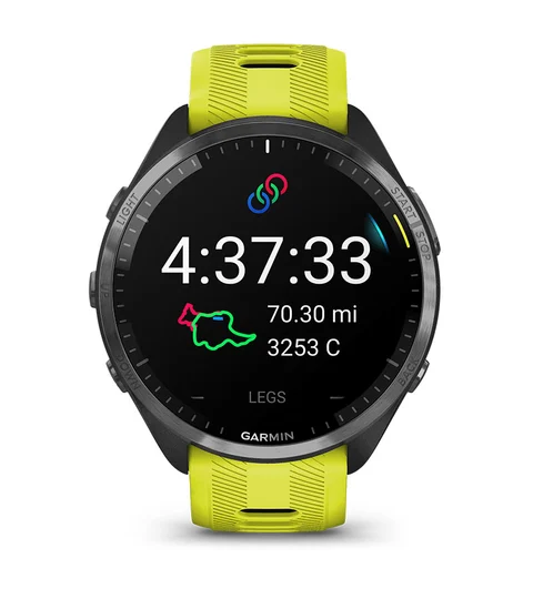 Garmin Forerunner 965 Multisport GPS Smartwatch, Black/Powder Gray