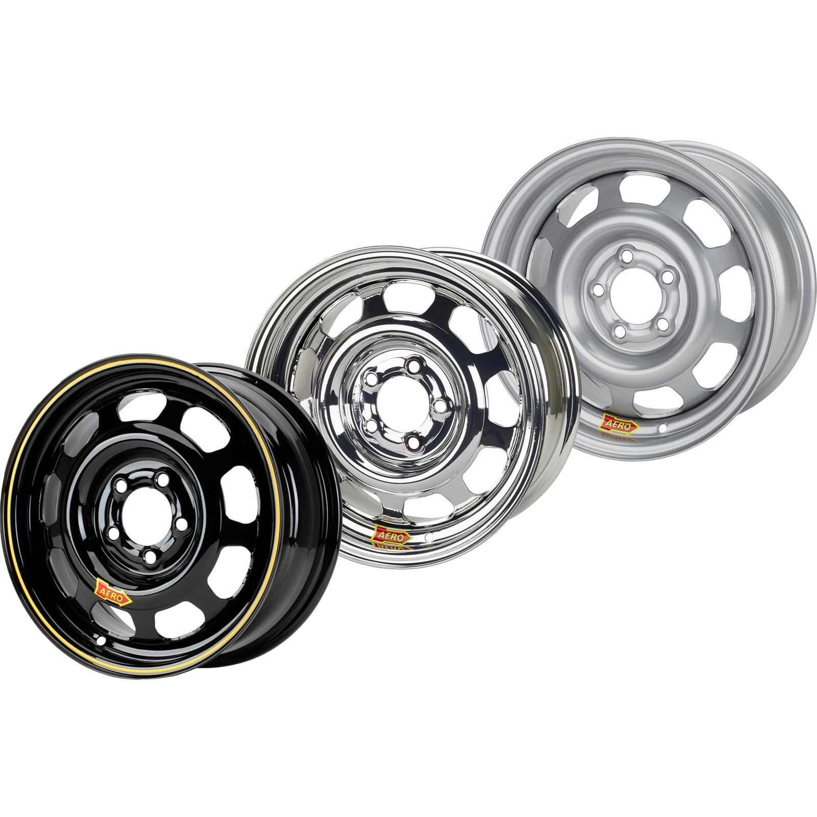 Aero 44 Series Sport Compact IMCA Wheel, 14x7, 5x100mm