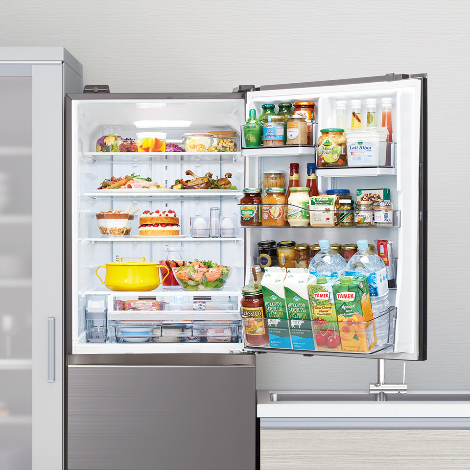 取付無料！東芝ベジータ チルドルーム搭載ホワイトインテリア6ドア