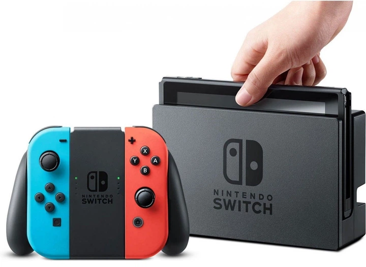 Игровая консоль Nintendo Switch HAC-001-01 Neon Blue-Red – фото