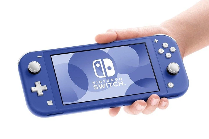 Игровая консоль Nintendo Switch Lite (синий, Blue) – фото, отзывы