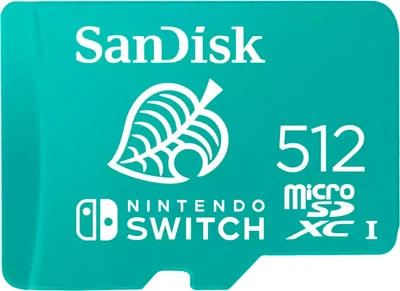 SanDisk Nintendo Switch microSDXC 512GB UHS-I V30 (SDSQXAO-512G