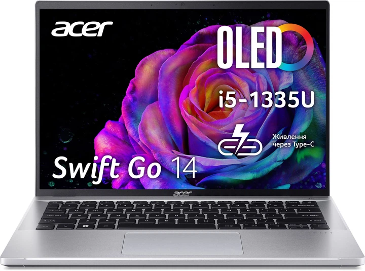 Ноутбук Acer Swift Go 14 SFG14-71-530S (NX.KMZEU.006) Pure Silver