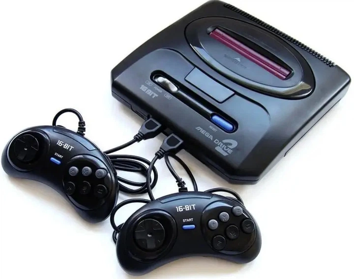 Игровая приставка Sega сега Mega Drive 2 + поддержка картриджей