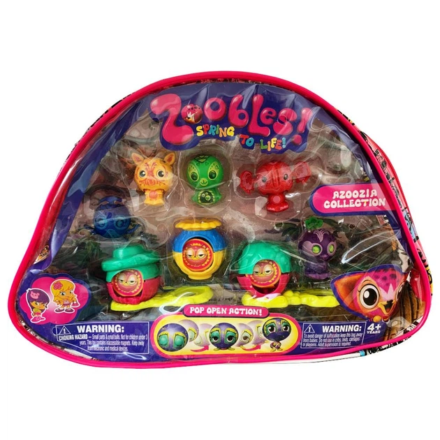 Игровой набор Zoobles 5 в 1 Spring to Life, 3 домика Happitat и