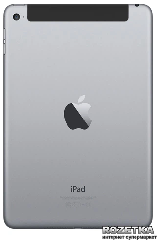 Планшет Apple A1550 iPad mini 4 Wi-Fi 4G 16GB (MK6Y2RK/A) Space