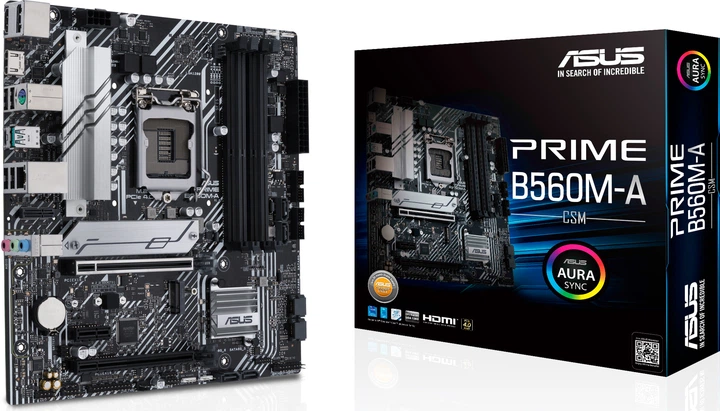 Материнская плата Asus Prime B560M-A (s1200, Intel B560, PCI-Ex16