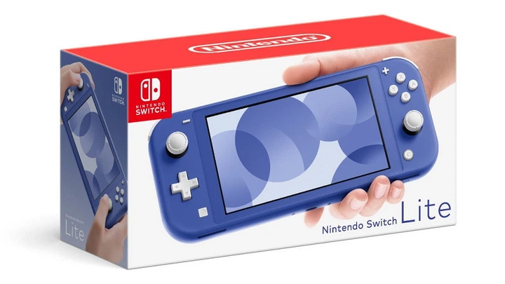 Игровая консоль Nintendo Switch Lite (синий, Blue) – фото, отзывы