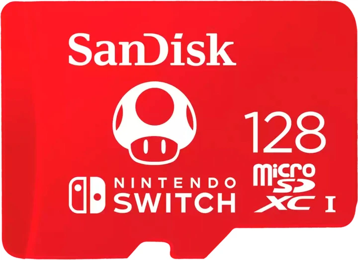 SanDisk Nintendo Switch microSDXC 128GB UHS-I V30 (SDSQXAO-128G