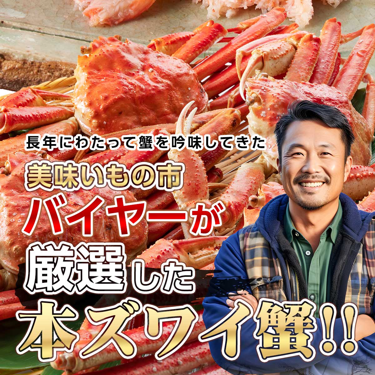 公式】 【販売終了】贅沢盛 本ズワイ蟹姿 4尾 約1.8kg (蟹)| とれたて