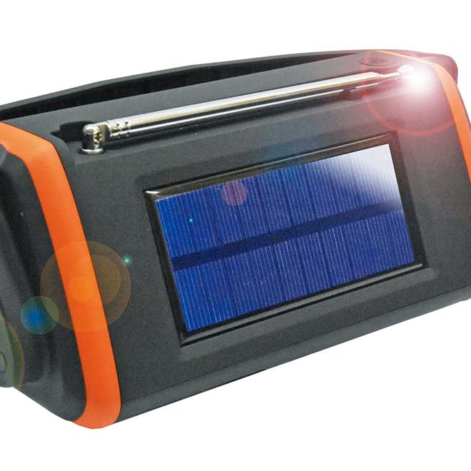 公式】 手回しソーラー蓄電ラジオ Charadio Λ（チャージオラムダ