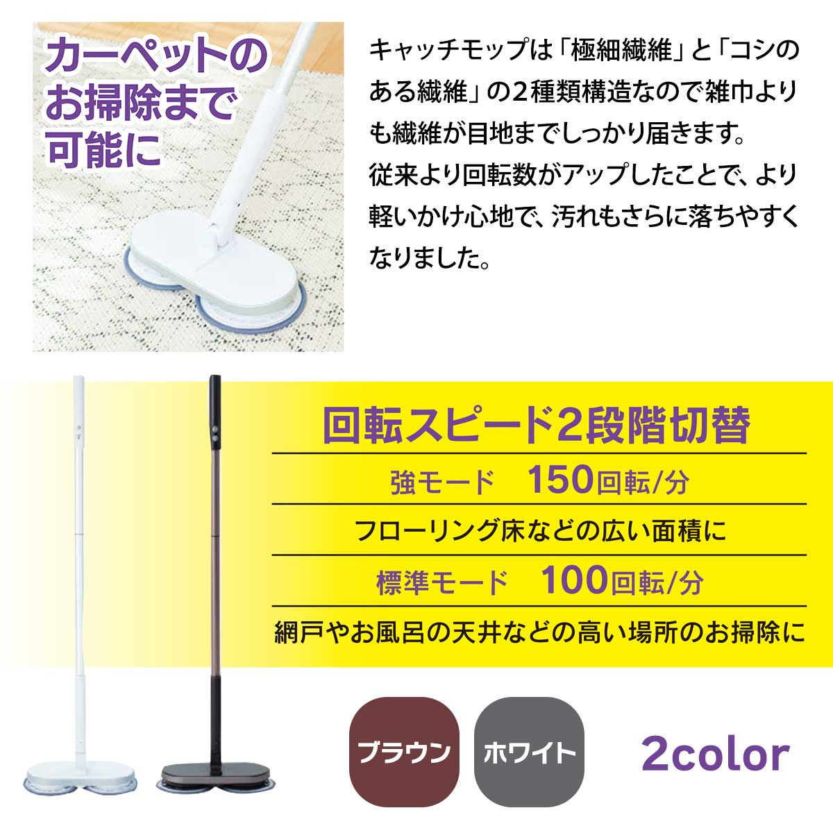 公式】 【完売】コードレス回転モップクリーナーNeo+ (掃除用品) 商品