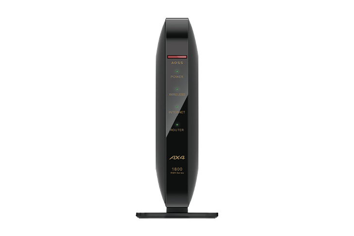 BUFFALO Wi-Fi 6対応Wi-Fiルーター 2台セット WSR-1800AX4P ブラック