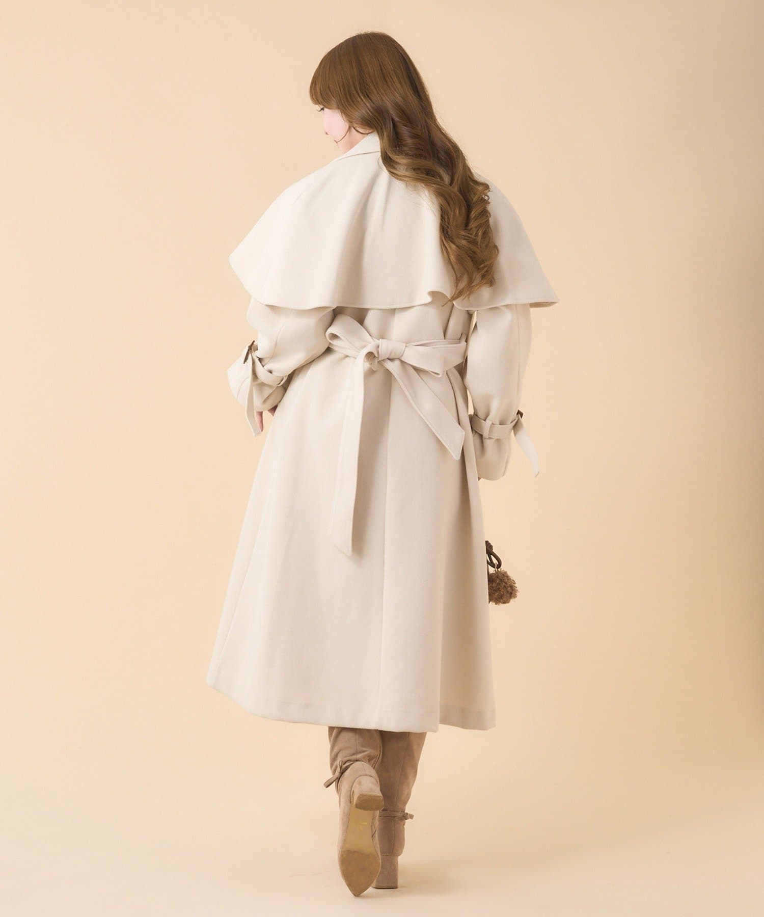 リバイバル/WEB限定】ケープ付きマルチウェイコート | one after