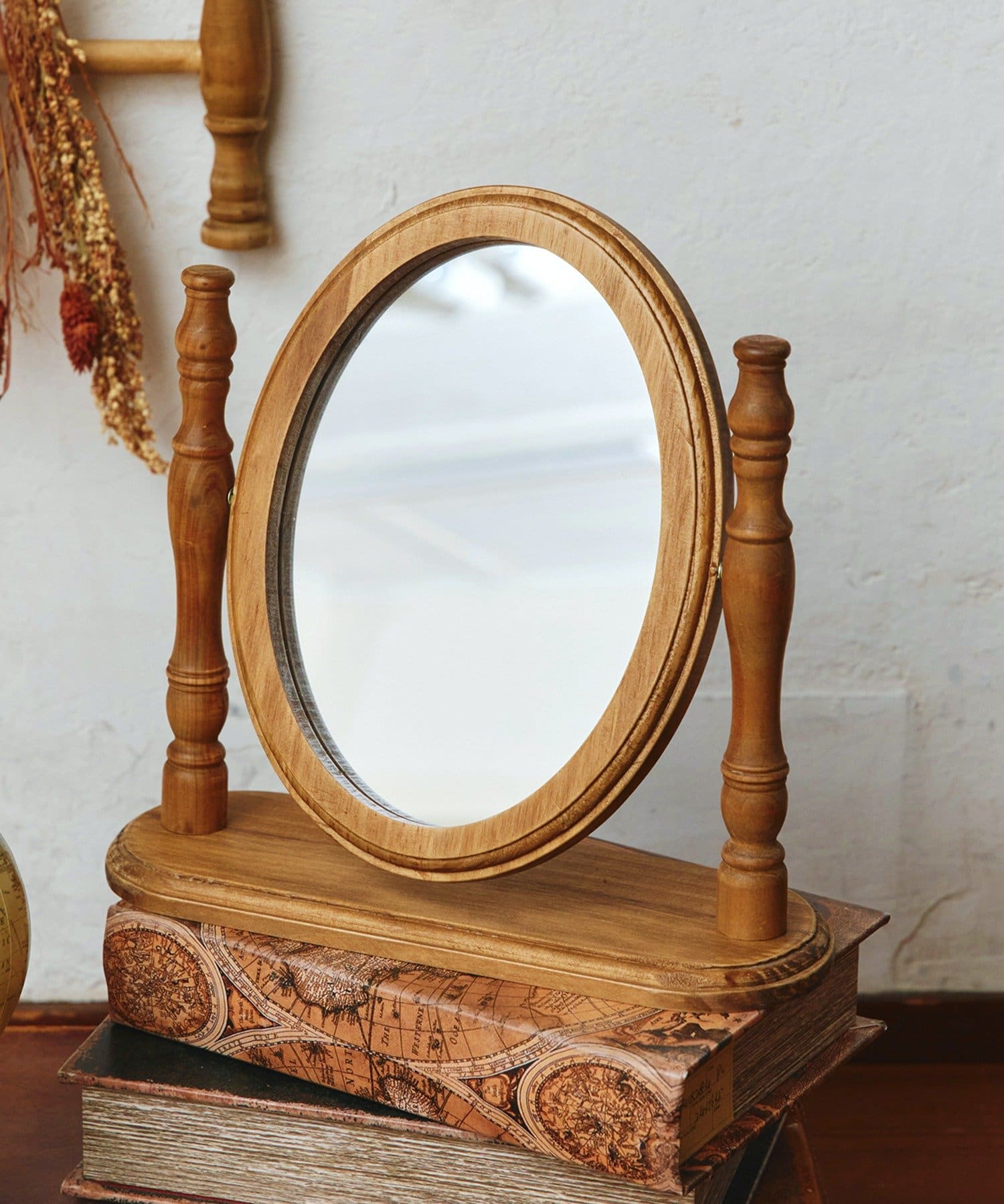 アンティークオーバル卓上ミラー | salut!(サリュ)ライフスタイル