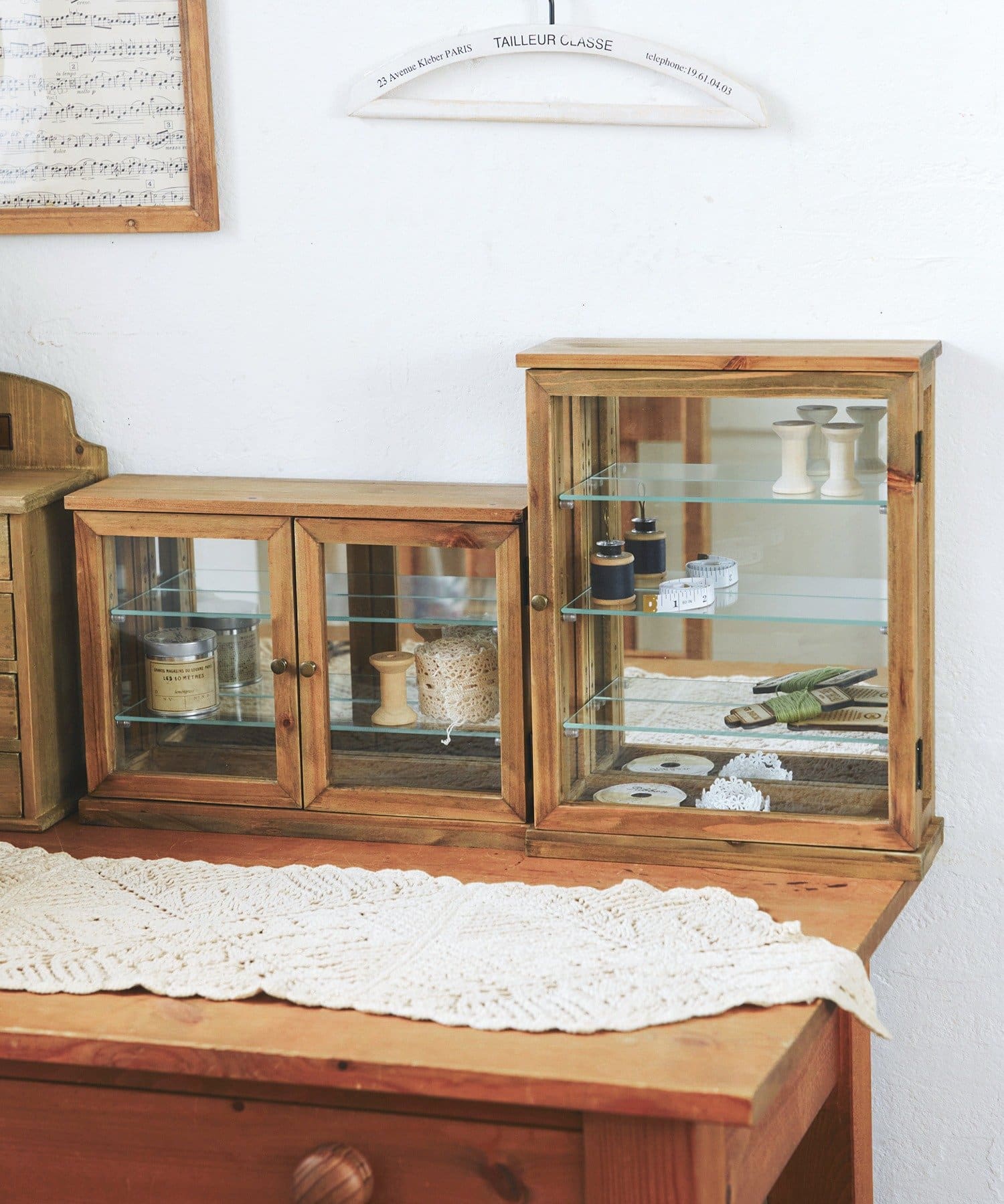 コレクションキャビネットワイド／手芸 | salut!(サリュ)ライフ