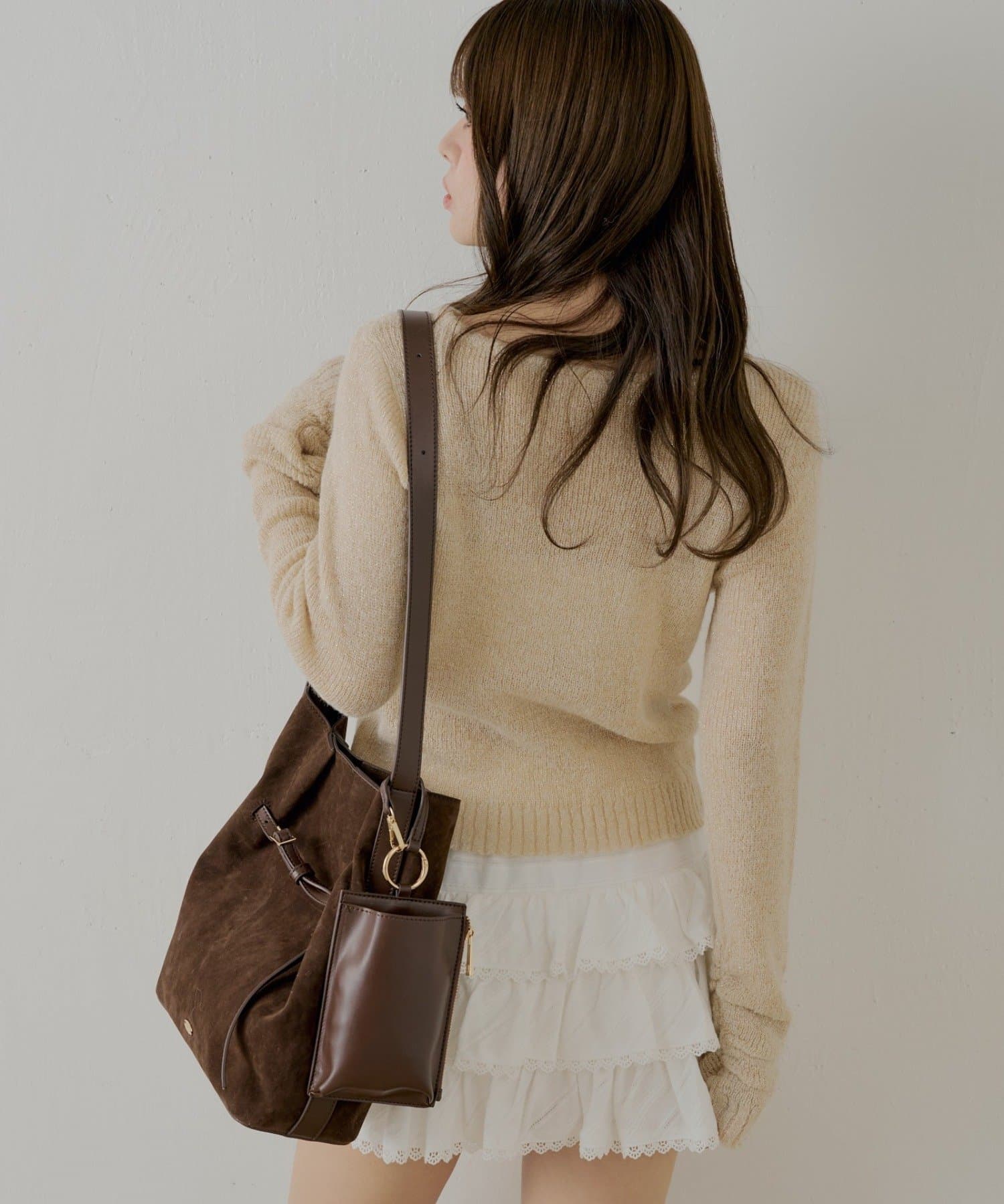 スマホポーチ付きベルトデザインショルダーバッグ | Chico(チコ