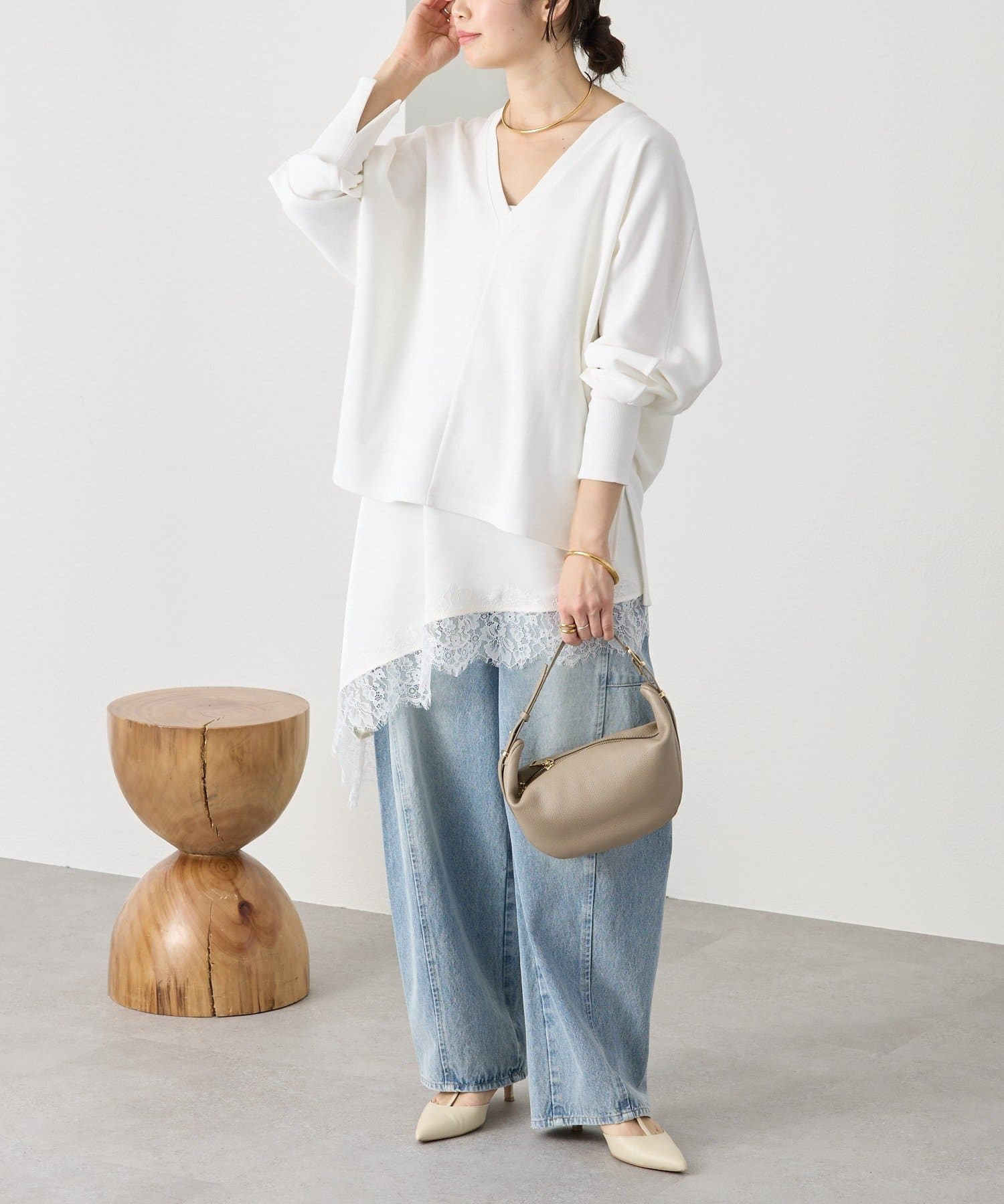 予約【抜け感】ドルマンオーバースウェット | RIVE DROITE(リヴドロワ