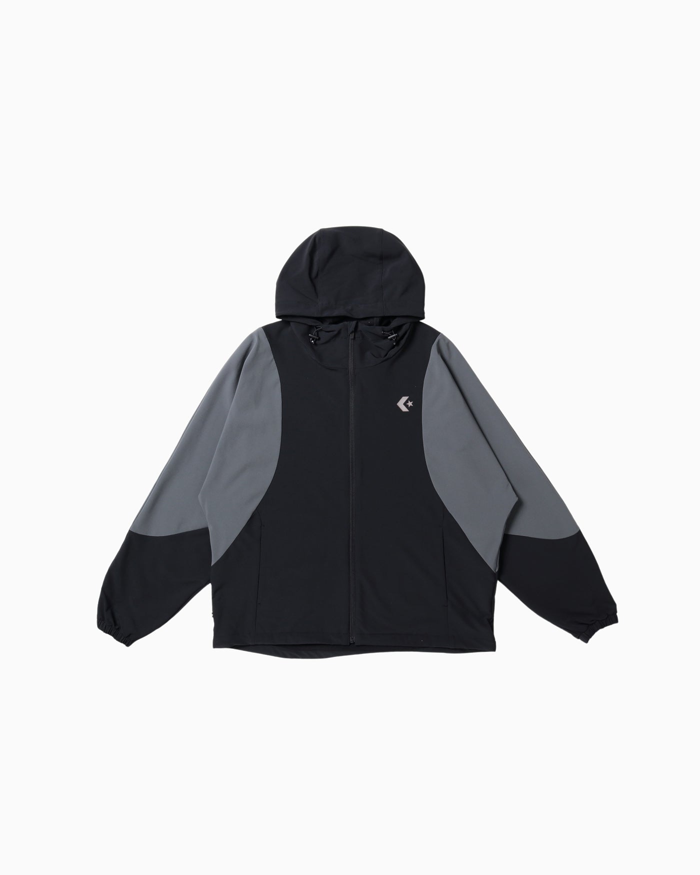 COL BLOCK WOVEN JACKET MENS (ブラック/チャコール)– コンバース