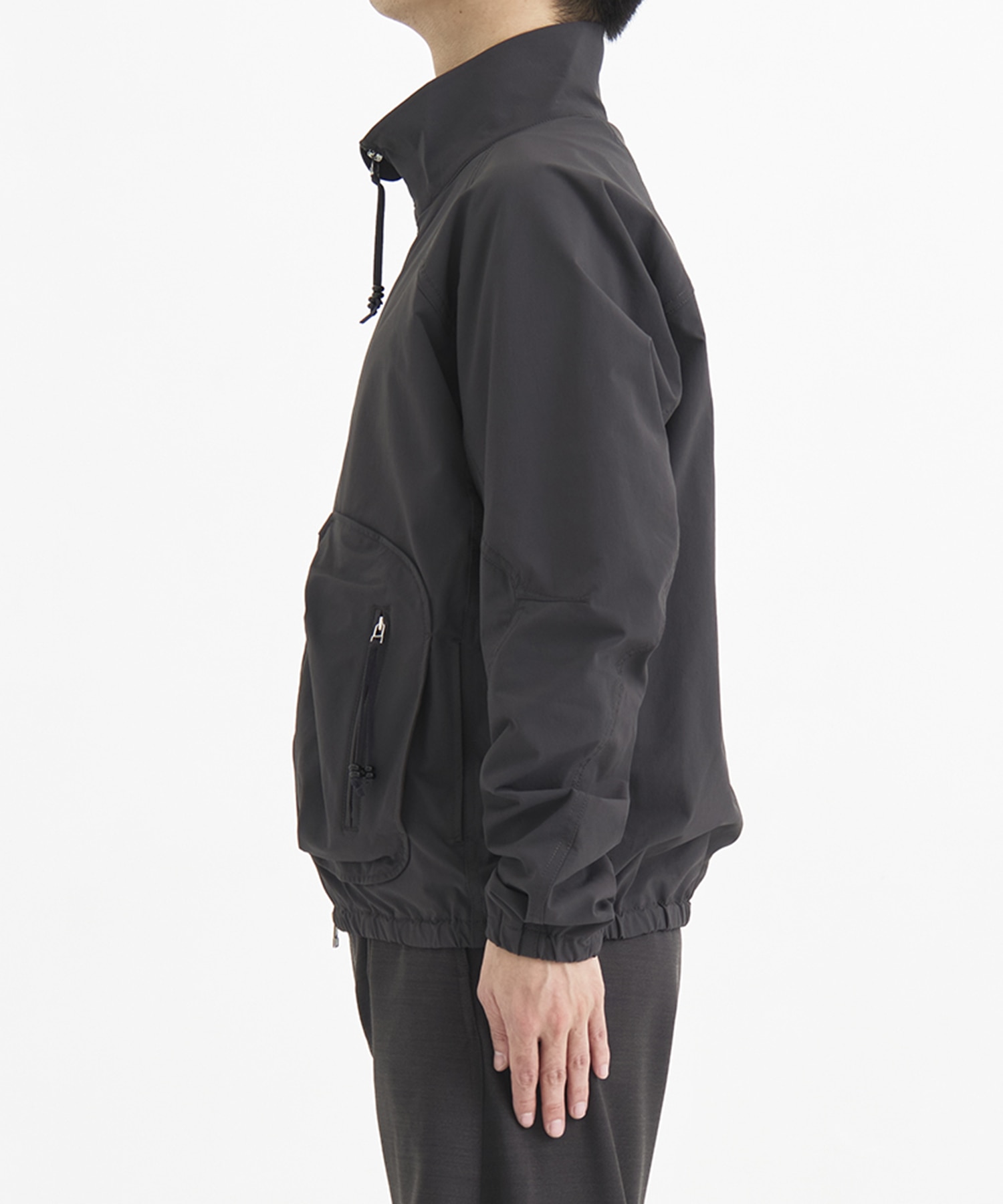 別注 STAND COLLAR ZIP UP JACKET(1 DARK GREY): NVRFRGT: MENS｜CONZ