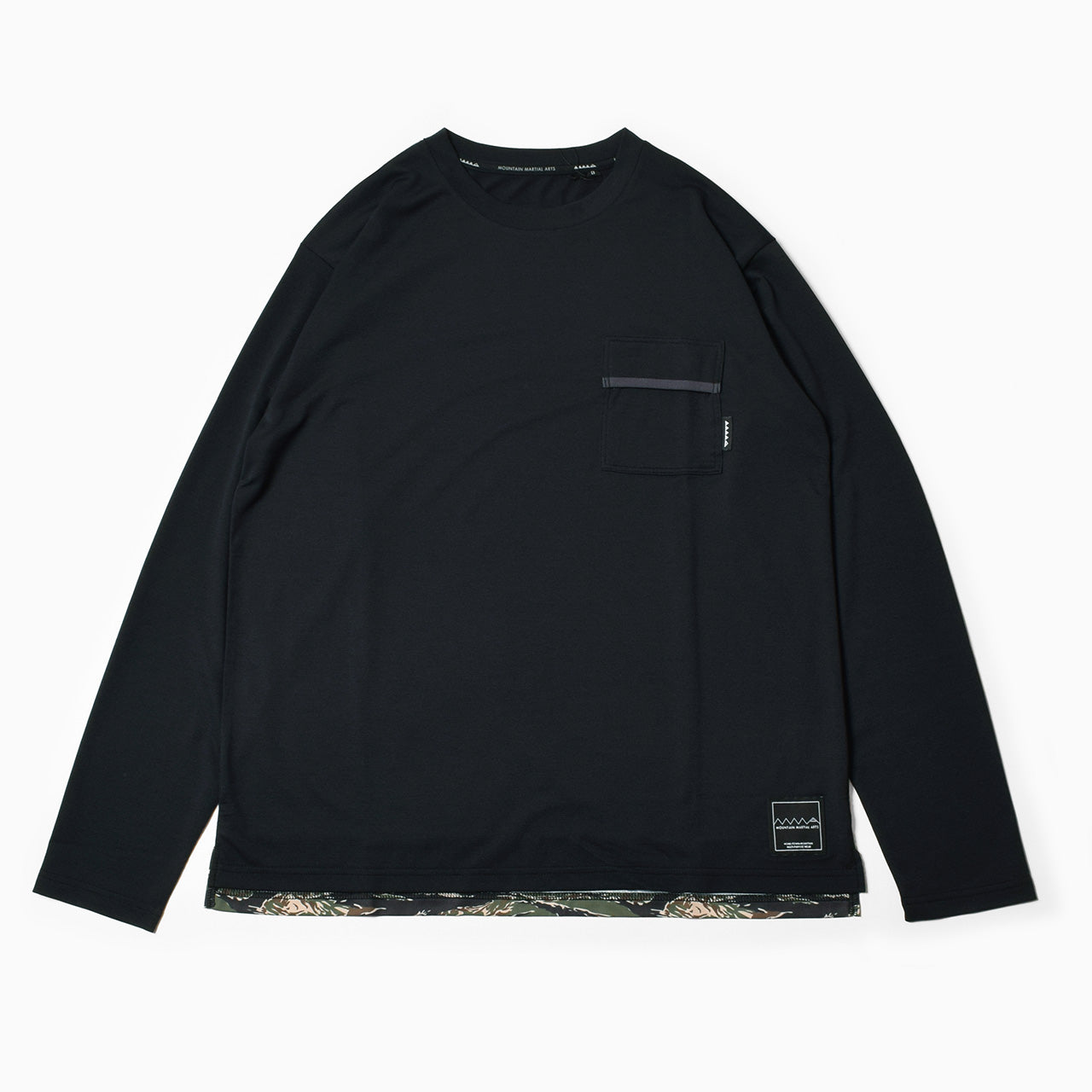 MMA Basic Pocket Long Tee Black – CONNECTED