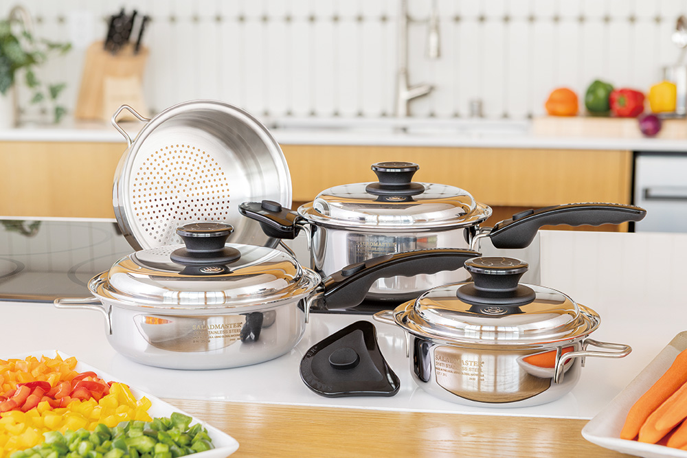 サラダマスター フライパン Ⅿ ハンドル2種付き saladmaster サラダ