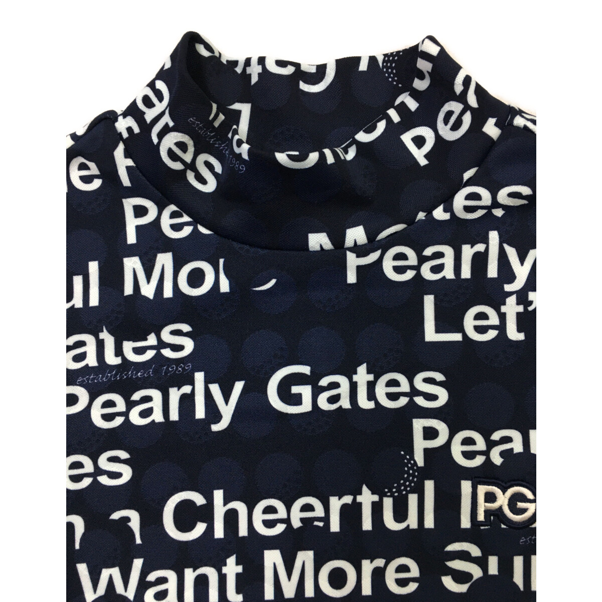 中古 レディース パーリーゲイツ PEARLY GATES 半袖シャツ 0(S) 紺