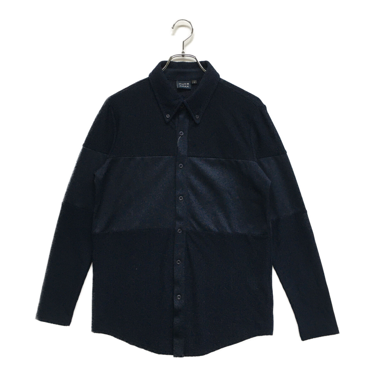 中古 メンズ ムータマリン muta MARINE 長袖シャツ 4(S) 紺 ネイビー