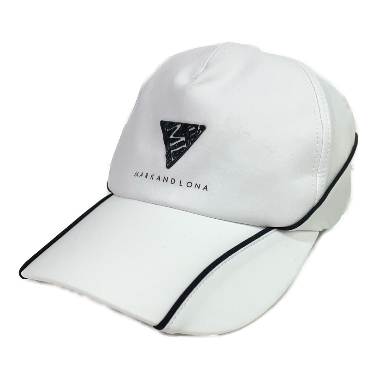 BC STREAM 様用 MARK&LONA ゴルフキャップ ホワイト/ブラック BC
