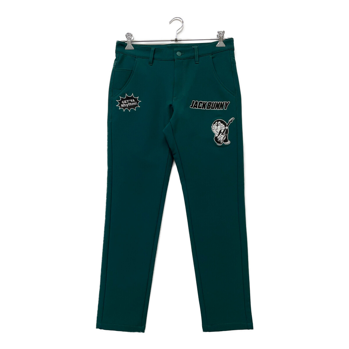 C新品 4/M 秋冬 ジャックバニー × ドラえもん 総柄 裏起毛 ゴルフ