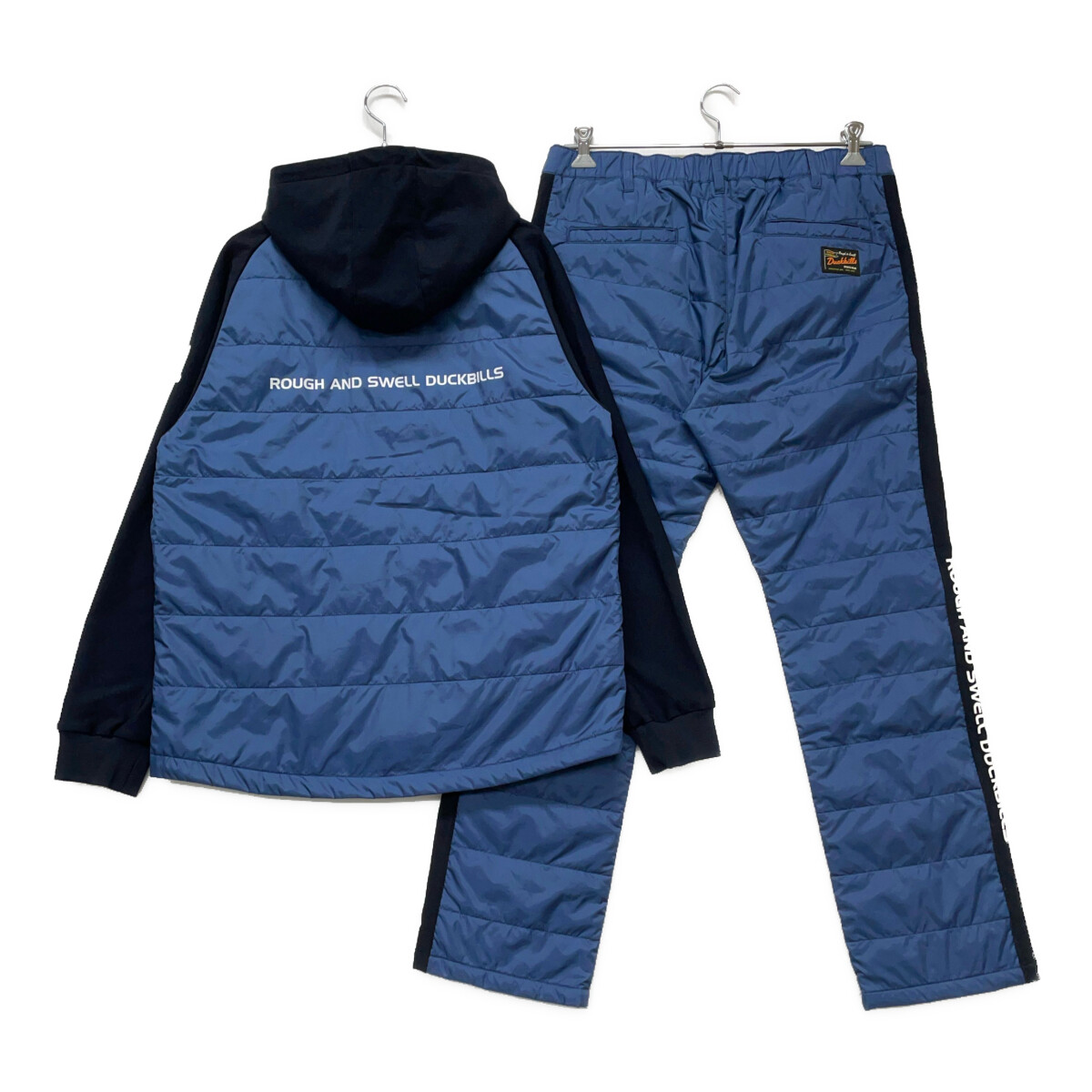 中古 メンズ ラフ＆スウェル rough&swell セットアップ L ブルー系 青