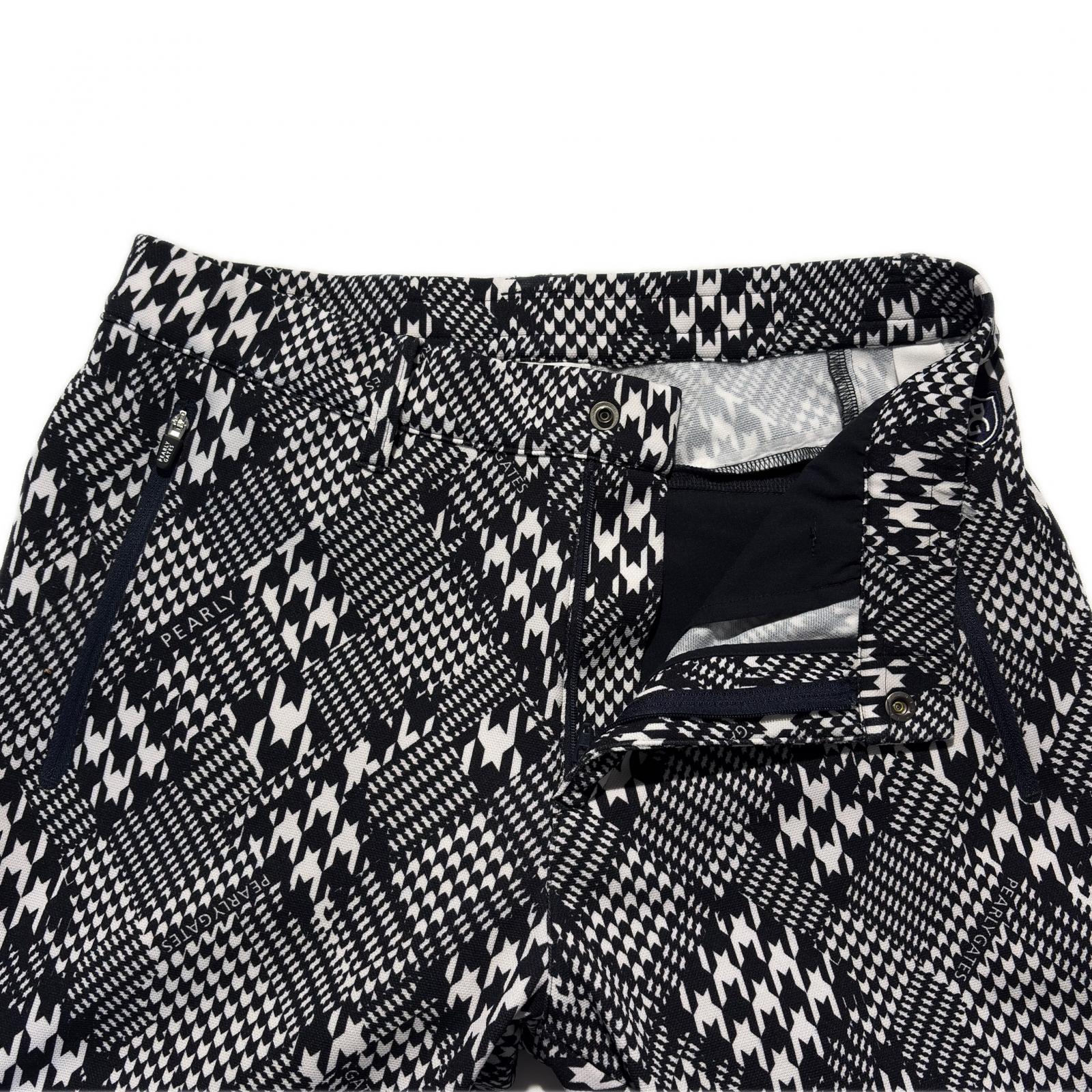 中古 メンズ パーリーゲイツ PEARLY GATES パンツ 4(M) 紺系 千鳥柄