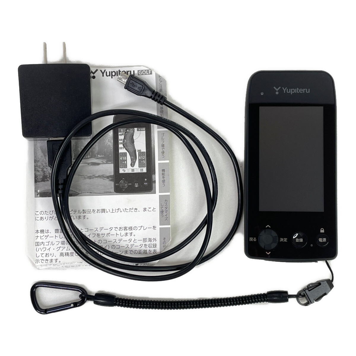 中古 ユピテル Yupiteru ゴルフナビ ブラック YGN7000 GPS