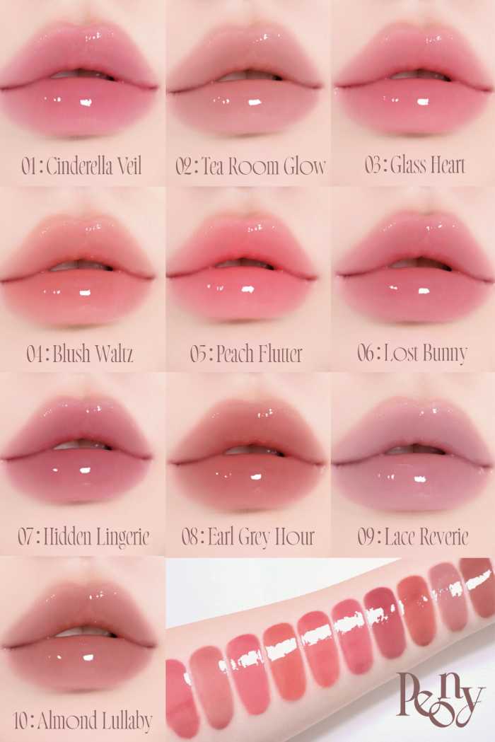 Peonyから新作リップグロス登場♡潤いとツヤを叶える全10色：cocotte