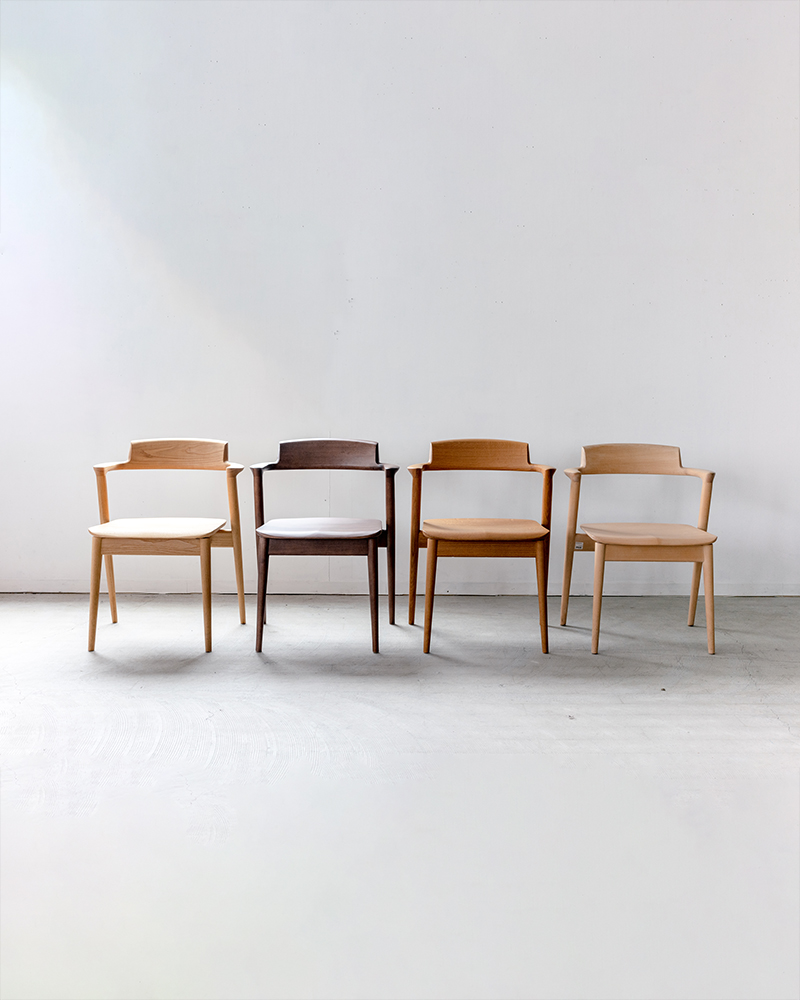 SEOTO セミアームチェア（板座） | cocochi ｜ 家具と服と暮らしの店